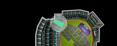 Seat view from 100 Level