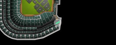 Seat view from 200 Level