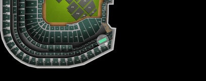 Seat view from 200 Level