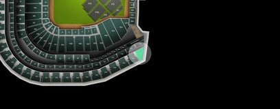 Seat view from 300 Level