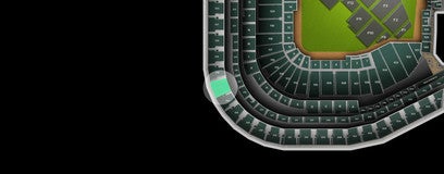 Seat view from 300 Level