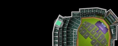 Seat view from 300 Level