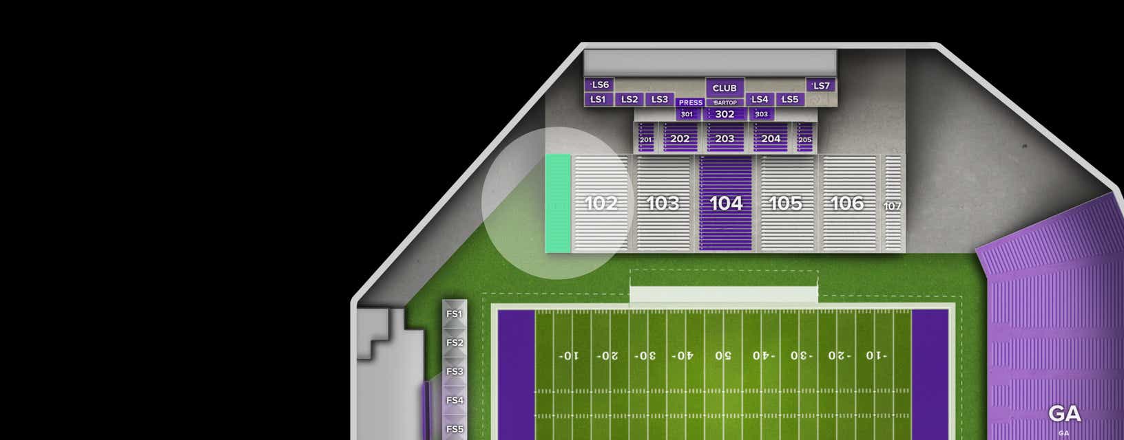 Seat view from Lower