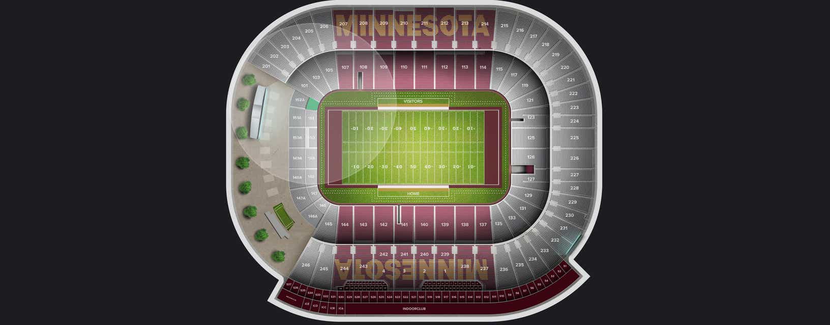 Seat view from Lower Corner