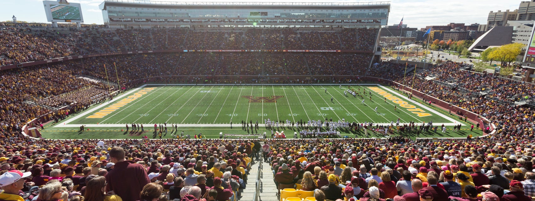 Seat view from Upper Sideline