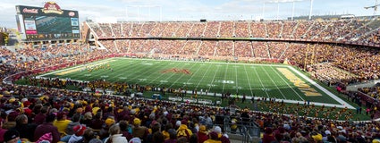 Seat view from Upper Sideline