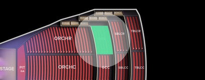 Seat view from Grand Circle