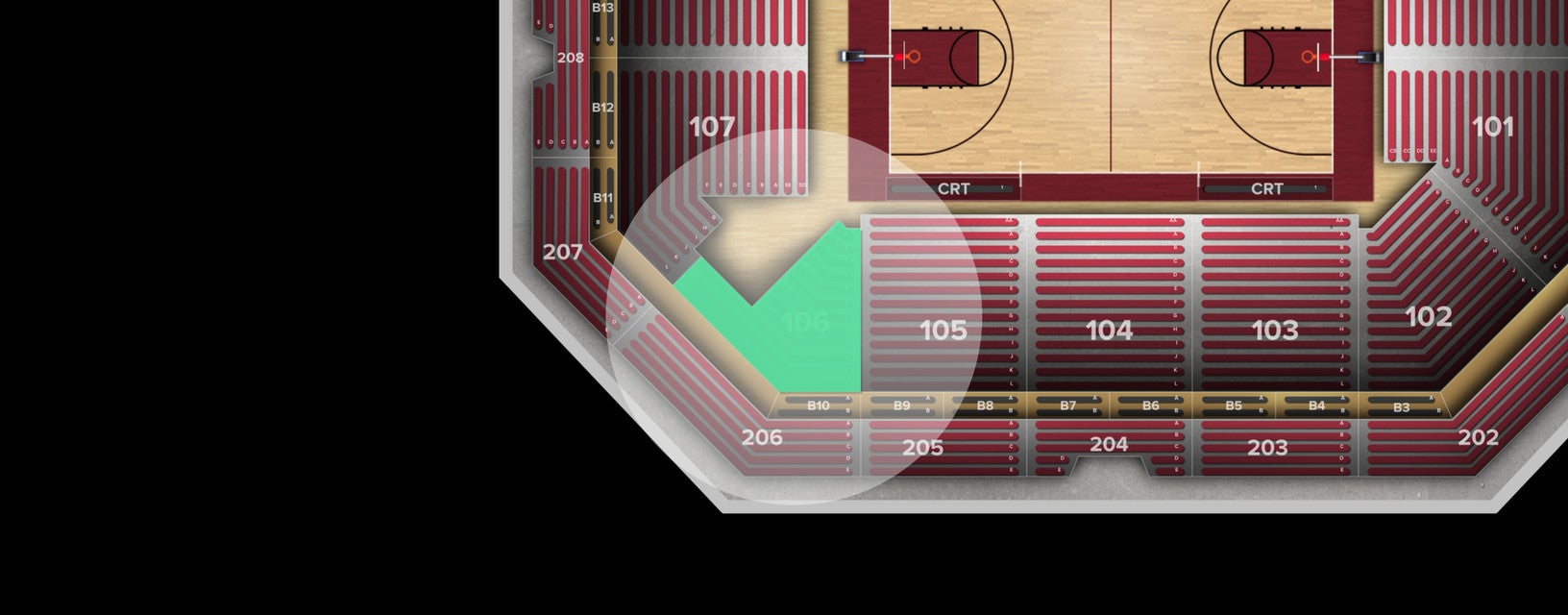 Seat view from Lower