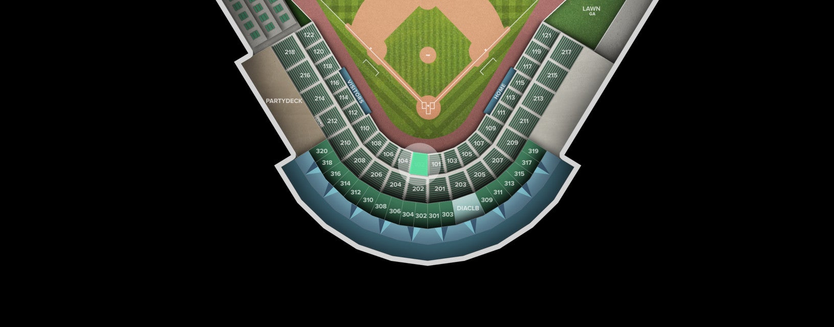 Seat view from Section