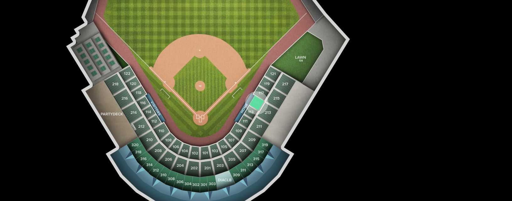 Seat view from Section