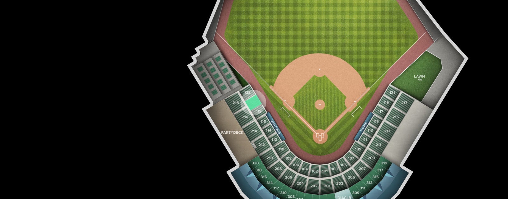 Seat view from Section