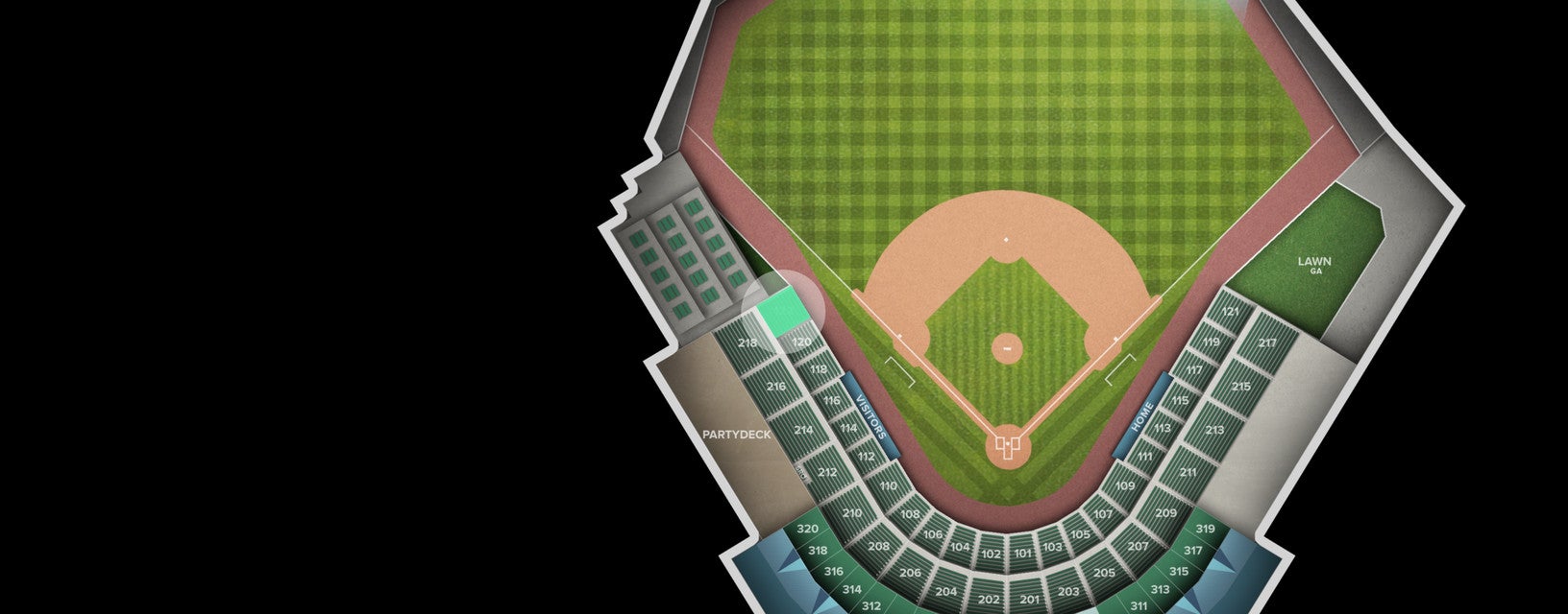 Seat view from Section