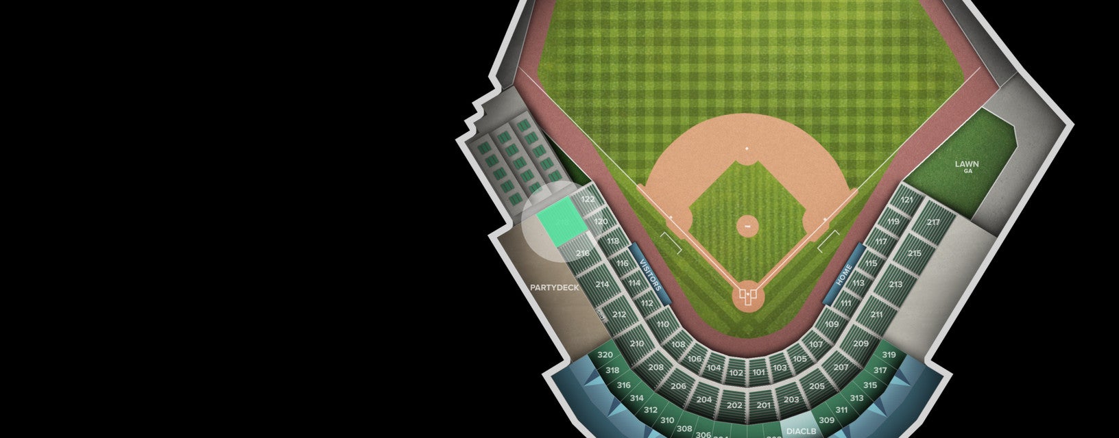 Seat view from Section
