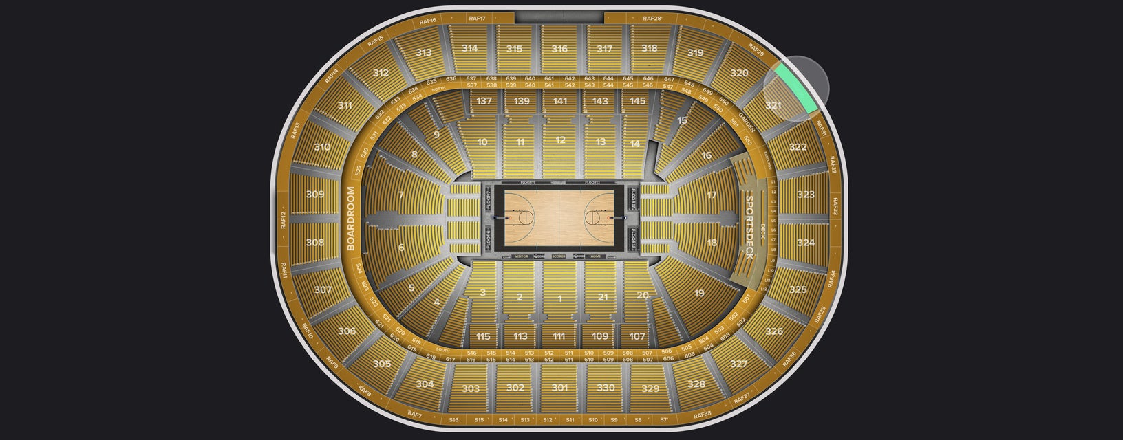 Seat view from Rafter