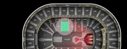 Seat view from Loge