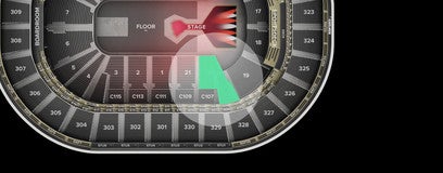 Seat view from Loge