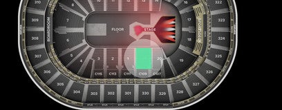 Seat view from Loge