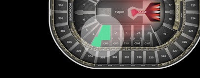 Seat view from Loge