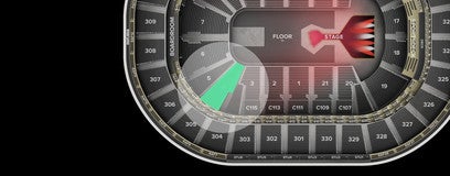 Seat view from Loge