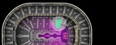 Seat view from Loge