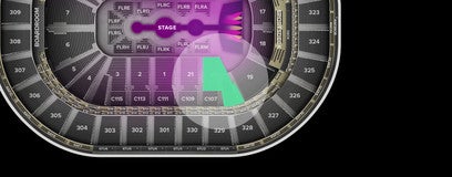 Seat view from Loge