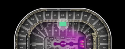 Seat view from Club
