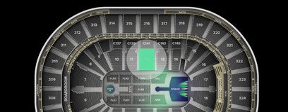 Seat view from Loge