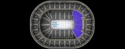 Seat view from Loge End