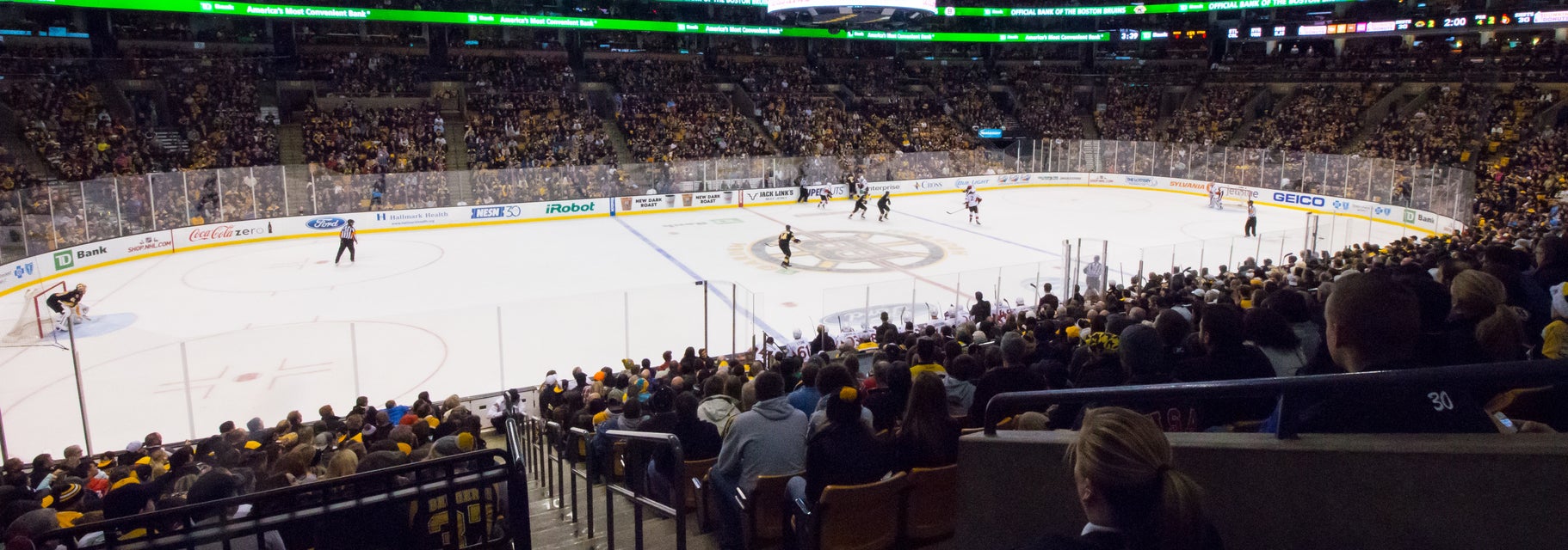 Seat view from Loge Corner