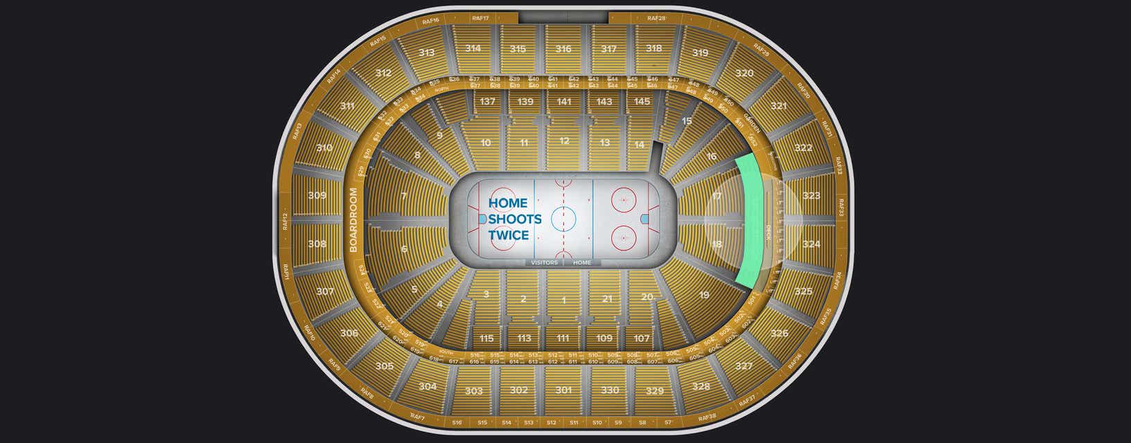 Seat view from Sportsdeck