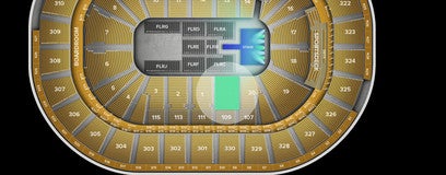 Seat view from Loge Floor