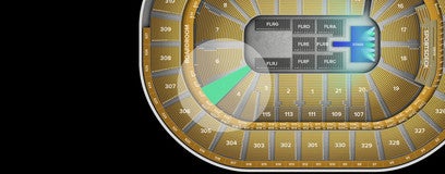 Seat view from Loge Floor
