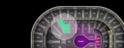 Seat view from Loge