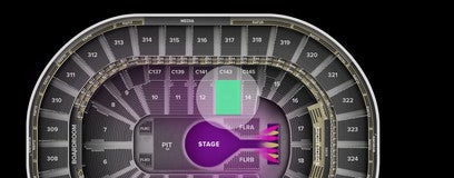 Seat view from Loge
