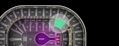 Seat view from Loge