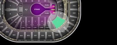 Seat view from Loge
