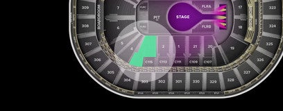 Seat view from Loge
