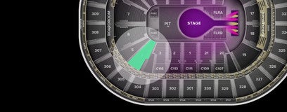Seat view from Loge