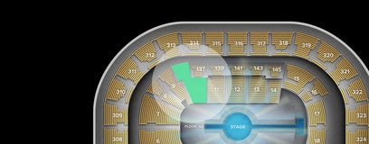 Seat view from Loge