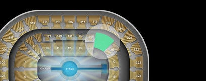 Seat view from Loge