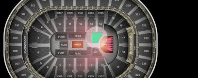 Seat view from Gold Circle