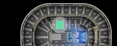Seat view from Loge