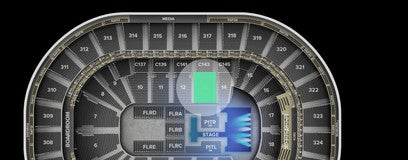 Seat view from Loge