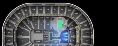 Seat view from Loge