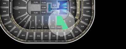 Seat view from Loge