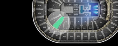 Seat view from Loge