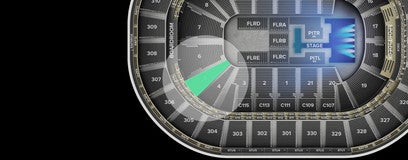 Seat view from Loge