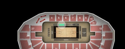 Seat view from Courtside
