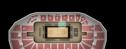 Seat view from Courtside