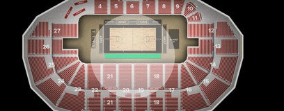 Seat view from Courtside